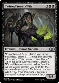 Twisted Sewer-Witch (114) [Wilds of Eldraine]