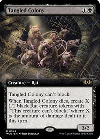 Tangled Colony (Extended Art) (344) [Wilds of Eldraine]
