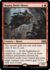 Raging Battle Mouse (143) [Wilds of Eldraine]