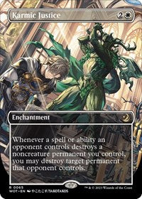 Karmic Justice (Anime Borderless) (65) [Wilds of Eldraine: Enchanting Tales]