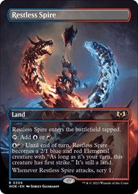 Restless Spire (Borderless) (306) [Wilds of Eldraine]