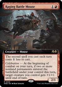 Raging Battle Mouse (Extended Art) (349) [Wilds of Eldraine]