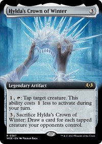 Hylda's Crown of Winter (Extended Art) (367) [Wilds of Eldraine]