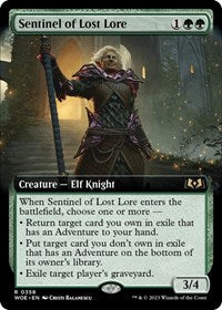 Sentinel of Lost Lore (Extended Art) (358) [Wilds of Eldraine]