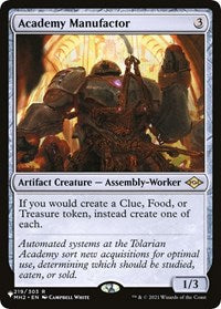 Academy Manufactor (219/303) [The List Reprints]