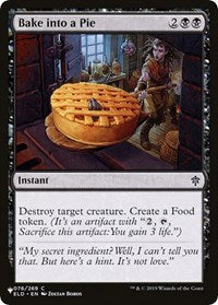 Bake into a Pie (076/269) [The List Reprints]