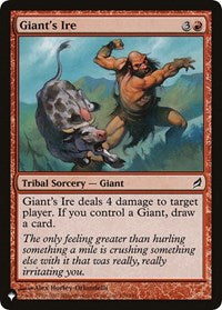 Giant's Ire (170/301) [The List Reprints]
