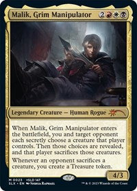 Malik, Grim Manipulator (23) [SLX Cards]