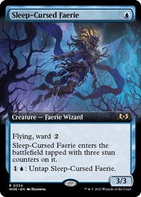 Sleep-Cursed Faerie (Extended Art) (334) [Wilds of Eldraine]