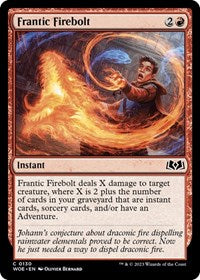 Frantic Firebolt (130) [Wilds of Eldraine]