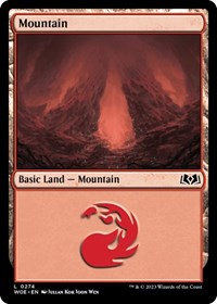 Mountain (0274) (274) [Wilds of Eldraine]