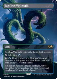 Restless Vinestalk (Borderless) (307) [Wilds of Eldraine]