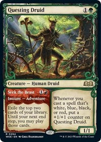 Questing Druid (Showcase) (294) [Wilds of Eldraine]