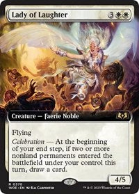 Lady of Laughter (Extended Art) (370) [Wilds of Eldraine]