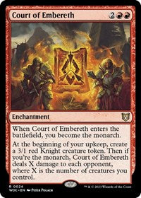 Court of Embereth (24) [Commander: Wilds of Eldraine]