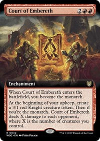 Court of Embereth (Extended Art) (32) [Commander: Wilds of Eldraine]