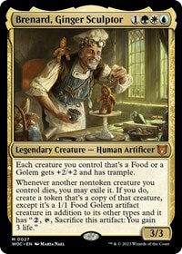 Brenard, Ginger Sculptor (27) [Commander: Wilds of Eldraine]