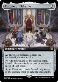 Throne of Eldraine (Extended Art) (40) [Commander: Wilds of Eldraine]