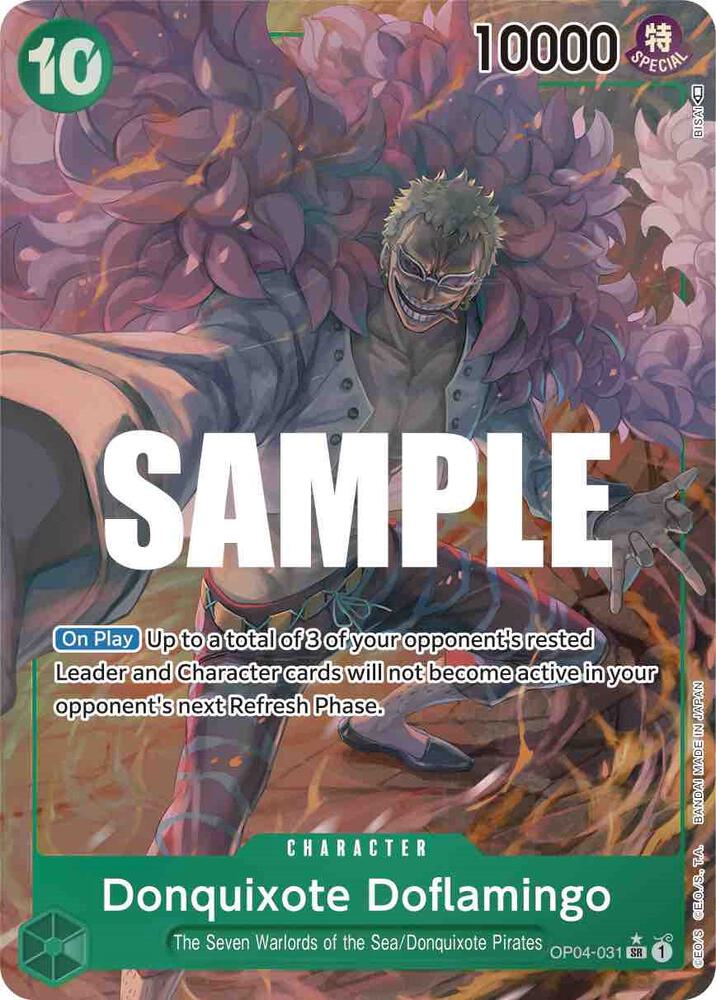 Donquixote Doflamingo (031) (Alternate Art) (OP04-031) [Kingdoms of Intrigue]