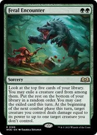 Feral Encounter (169) [Wilds of Eldraine]