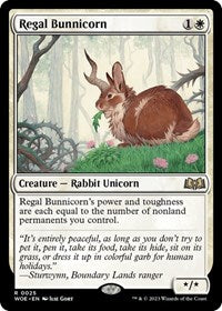 Regal Bunnicorn (25) [Wilds of Eldraine]