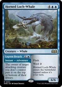 Horned Loch-Whale (53) [Wilds of Eldraine]