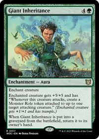 Giant Inheritance (17) [Commander: Wilds of Eldraine]