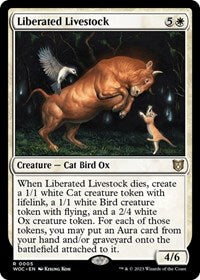 Liberated Livestock (5) [Commander: Wilds of Eldraine]