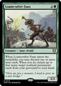 Loamcrafter Faun (19) [Commander: Wilds of Eldraine]