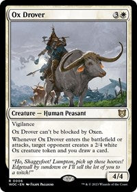 Ox Drover (6) [Commander: Wilds of Eldraine]