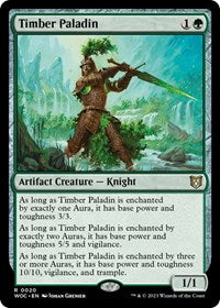 Timber Paladin (20) [Commander: Wilds of Eldraine]