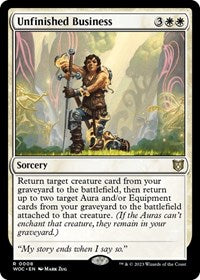 Unfinished Business (8) [Commander: Wilds of Eldraine]