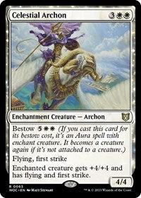 Celestial Archon (63) [Commander: Wilds of Eldraine]
