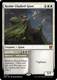 Realm-Cloaked Giant (71) [Commander: Wilds of Eldraine]