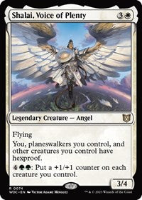 Shalai, Voice of Plenty (74) [Commander: Wilds of Eldraine]