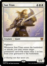 Sun Titan (77) [Commander: Wilds of Eldraine]