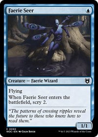 Faerie Seer (92) [Commander: Wilds of Eldraine]
