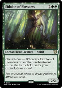 Eidolon of Blossoms (124) [Commander: Wilds of Eldraine]