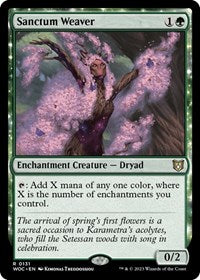 Sanctum Weaver (131) [Commander: Wilds of Eldraine]