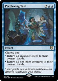 Perplexing Test (102) [Commander: Wilds of Eldraine]