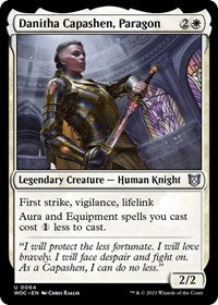 Danitha Capashen, Paragon (64) [Commander: Wilds of Eldraine]