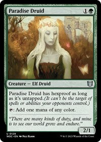 Paradise Druid (129) [Commander: Wilds of Eldraine]