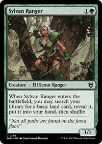 Sylvan Ranger (134) [Commander: Wilds of Eldraine]