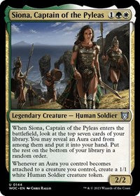 Siona, Captain of the Pyleas (144) [Commander: Wilds of Eldraine]