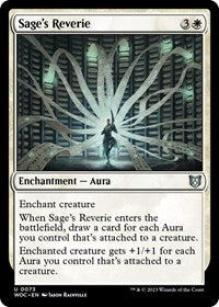 Sage's Reverie (73) [Commander: Wilds of Eldraine]