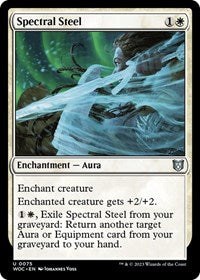 Spectral Steel (75) [Commander: Wilds of Eldraine]