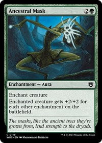 Ancestral Mask (119) [Commander: Wilds of Eldraine]