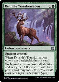 Kenrith's Transformation (128) [Commander: Wilds of Eldraine]