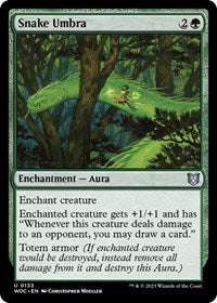 Snake Umbra (133) [Commander: Wilds of Eldraine]