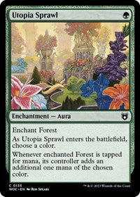 Utopia Sprawl (135) [Commander: Wilds of Eldraine]